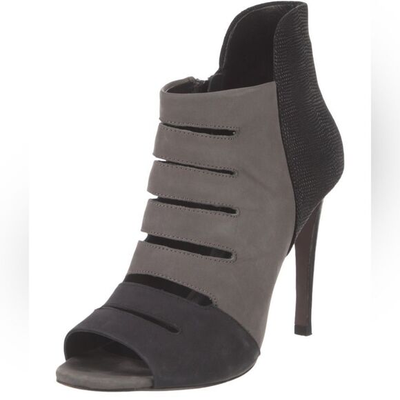 REBECCA MINKOFF Reagan Suede Cut out Stiletto Heels - Picture 1 of 10
